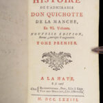 Don Quichotte – Cervantes – 1773 | Illustrated French 6v with New Ending