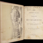 Exploration of the Great Salt Lake – Howard Stansbury – 1852 | First Edition, 58 Plates