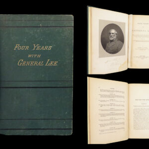 Four Years with General Lee – Walter H. Taylor – 1877 | First Edition Confederate Memoir
