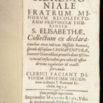 Caeremoniale Fratrum Minorum Recollectorum – Wolfgang Quast – 1672 | Franciscan Recollects