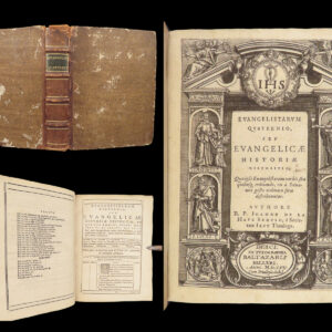 Evangelistarum quaternio – Jean de La Haye – 1607 | First Edition, Gospel Harmony