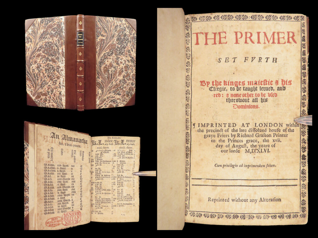 The primer – prayer book – 1710 | early church of england devotional | 1710 church of england prayer book in english with creed, commandments, psalms, and devotional texts predating the book of common prayer, reprinted from 1546 edition.