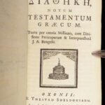 Novum Testamentum Graecum – Johann Albrecht Bengel – 1742 | Greek New Testament
