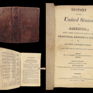 History of the United States – Salma Hale – 1821 | Americana & Constitution