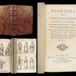 Histoire des inaugurations – Salivet – 1776 | 14 Engraved Plates