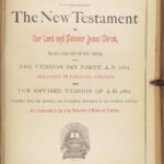 The Holy Bible – 1887 | Enormous Illustrated Victorian Bible