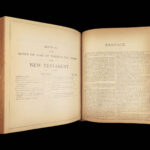 The Holy Bible – 1887 | Enormous Illustrated Victorian Bible