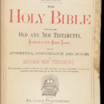The Holy Bible – 1887 | Enormous Illustrated Victorian Bible