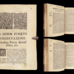 Finetti Philoxenis – John Finet – 1656 | First Edition | English Court Protocol