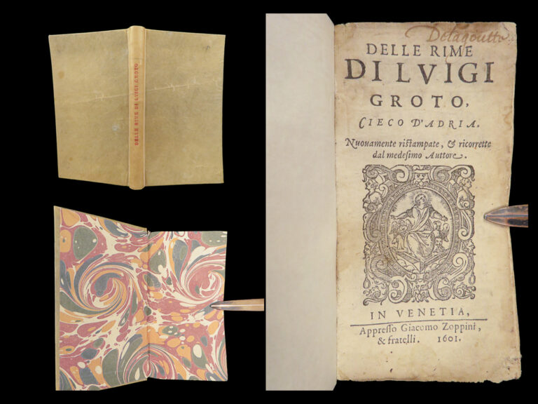 Image of Delle rime – Luigi Groto – 1601 | Hadriana | Romeo & Juliet Influence