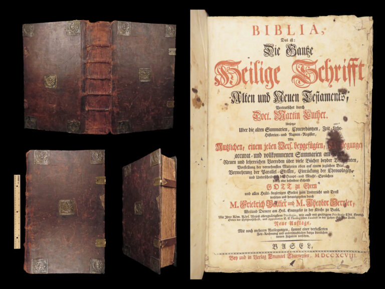 Image of Biblia – Holy Bible – 1798 | Martin Luther Translation, Basel Folio, Woodcuts