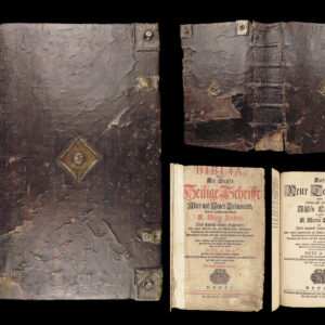 Biblia – Holy Bible – 1734 | Martin Luther, Enormous German Basel Folio