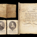 Memoire Genealogie de Bellievre – ca.1655 | Handwritten French Manuscript