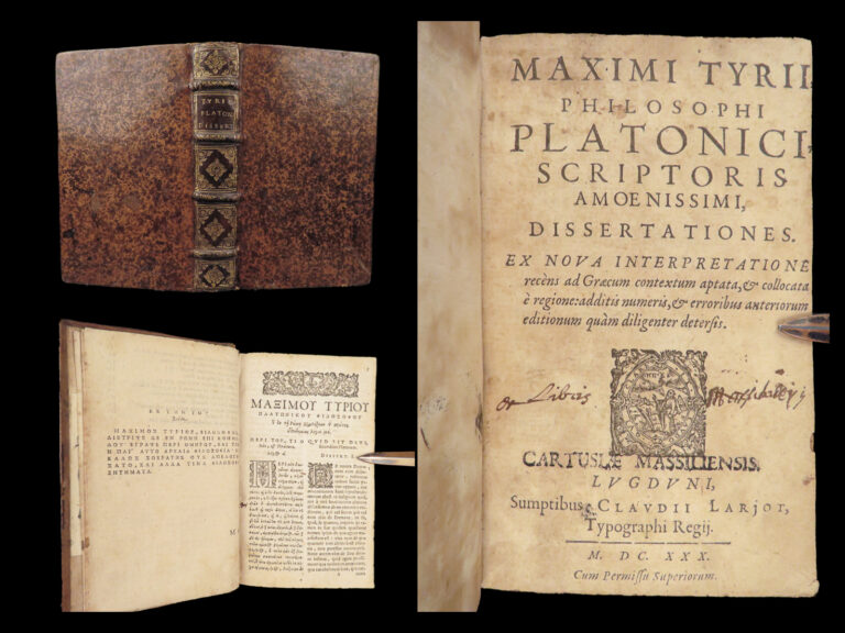 Image of Dissertationes – Maximus of Tyre – 1630 | On the Existence of God | Greek & Latin