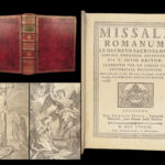 Missale Romanum – Catholic Church – 1783 | Moroccan Leather, Full-Page Chant