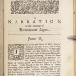The Narrative History of King James – Michael Sparke – 1651 | First Edition, Francis Bacon
