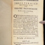 Octavius – Marcus Minucius Felix – 1678 | Early Christian Latin Edition
