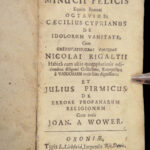 Octavius – Marcus Minucius Felix – 1678 | Early Christian Latin Edition