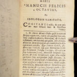 Octavius – Marcus Minucius Felix – 1678 | Early Christian Latin Edition