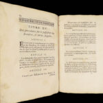 Ordonnances de Louis XIV – France – 1667 | First Edition of French Laws