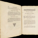 Ordonnances de Louis XIV – France – 1667 | First Edition of French Laws