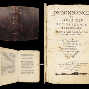 Ordonnances de Louis XIV – France – 1667 | First Edition of French Laws
