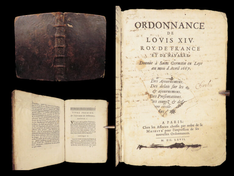 Image of Ordonnances de Louis XIV – France – 1667 | First Edition of French Laws