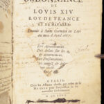 Ordonnances de Louis XIV – France – 1667 | First Edition of French Laws