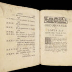 Ordonnances de Louis XIV – France – 1667 | First Edition of French Laws