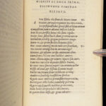 Works of Giovanni Pontano – Aldine Press – 1518 | First edition, Post-Incunable