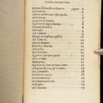 Works of Giovanni Pontano – Aldine Press – 1518 | First edition, Post-Incunable