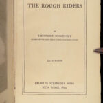 The Rough Riders – Theodore Roosevelt – 1899 | First Edition, Illustrated