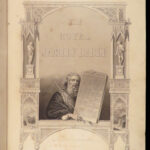 The Royal Family Bible – Holy Bible – 1860 | Folio Leather with Maps and Plates