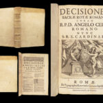 Decisiones Sacrae Rotae Romanae – Catholic Church – 1668 | Vellum Folio