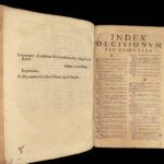 Decisiones Sacrae Rotae Romanae – Catholic Church – 1668 | Vellum Folio