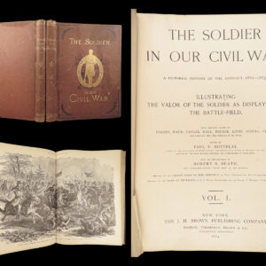 The Soldier in Our Civil War – Paul Mottelay – 1884 | First Edition, Illustrated Two-Volume