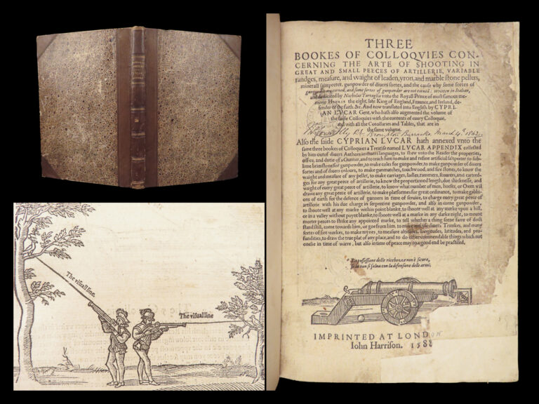 Image of Arte of Shooting, Artillerie – Niccolò Tartaglia – 1588 | First English Edition