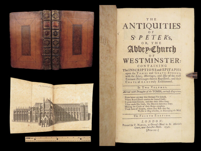Image of Antiquities of Westminster Abbey – Jodocus Crull – 1741 | 60 Plates