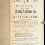 Antiquities of Westminster Abbey – Jodocus Crull – 1741 | 60 Plates