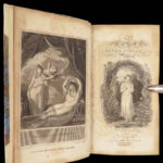 The Works of Pindar, Thomson, and Young – 1816 | Beautiful Vellum Display, 6 volumes