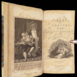 The Works of Pindar, Thomson, and Young – 1816 | Beautiful Vellum Display, 6 volumes