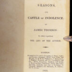 The Works of Pindar, Thomson, and Young – 1816 | Beautiful Vellum Display, 6 volumes