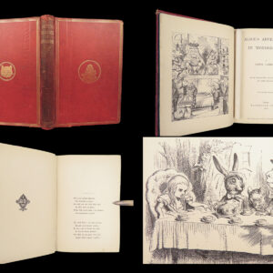 1878 Alice in Wonderland Lewis Carroll Tenniel Illustrated Fantasy Classic