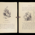 1878 Alice in Wonderland Lewis Carroll Tenniel Illustrated Fantasy Classic