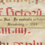 Joannes Huss de anatomia antichristi – Jan Hus – 1524 | Martin Luther & John Wycliffe