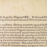 De civitate dei – Augustine of Hippo – 1474 | First Edition Incunable, Rome Printing