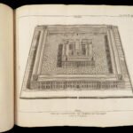 Collection of Bible Illustrations – French – ca.1775 | Leather Binding, Maps & Plates