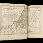 Collection of Bible Illustrations – French – ca.1775 | Leather Binding, Maps & Plates