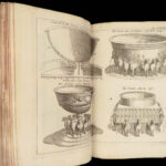 Collection of Bible Illustrations – French – ca.1775 | Leather Binding, Maps & Plates