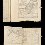 Collection of Bible Illustrations – French – ca.1775 | Leather Binding, Maps & Plates